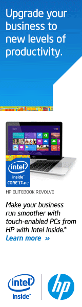Intel and HP Animated banner